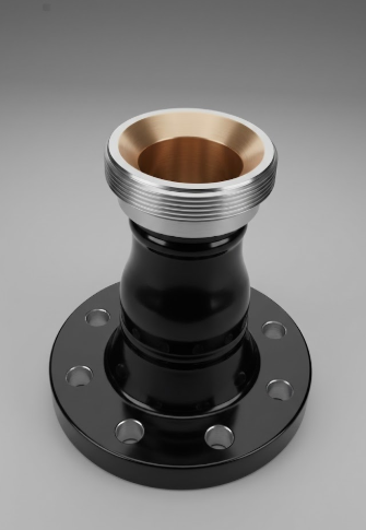 4" ANSI 300# x 3" Fig 206 Female Thread Flange Adapter, Butt Welded Sch XH – Oil & Gas Flowline Fitting