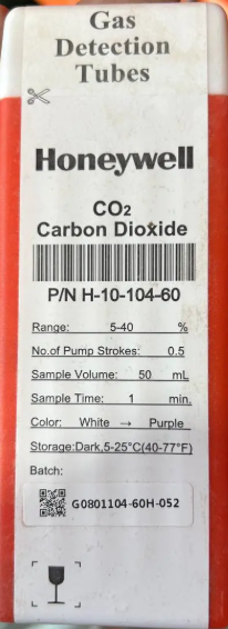 5–40% CO2 colorimetric gas detection tubes for oilfield safety and carbon dioxide monitoring