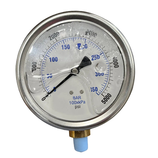 1/4" NPT 5,000 PSI Pressure Gauge – Oil & Gas Instrumentation
