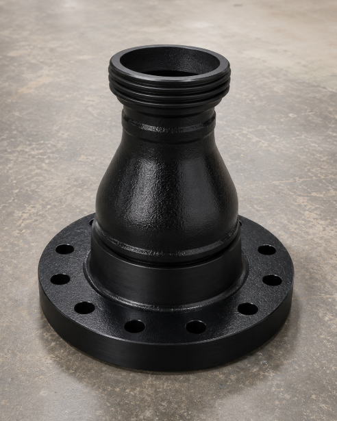 6" ANSI 300# x 3" FIG 206 female thread flange adapter for oil and gas flowline and pressure control equipment