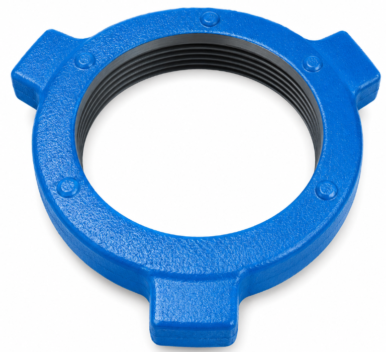 6 Inch FIG 206 Threaded Hammer Union for low-pressure flowline fittings and oilfield equipment applications