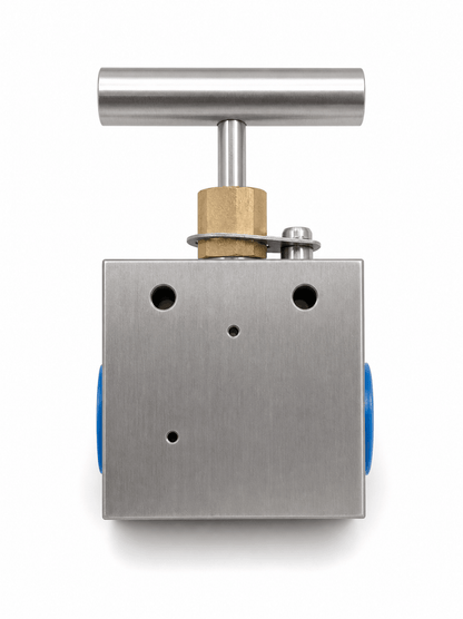 9/16 inch HP female x female needle valve 30,000 PSI autoclave style for high pressure oilfield flowline and hydraulic control systems