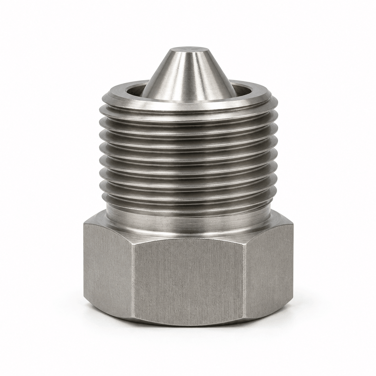9/16 inch high pressure 2 piece plug assembly 60,000 PSI stainless steel port plug for oilfield flowline and autoclave HP fittings