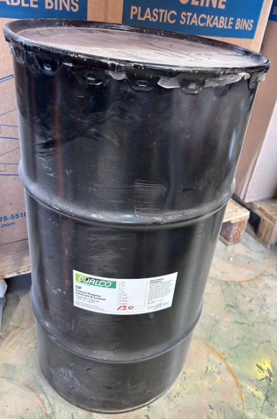Amber valve lube sealant 130 lb 16 gallon drum for bulk oilfield valve lubrication and sealing