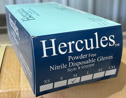 Industrial-Grade Disposable Latex Gloves (Size Medium) | Heavy-Duty Hand Protection