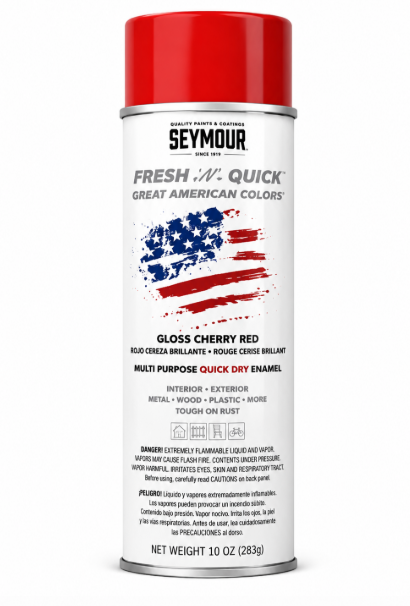 Industrial Safety Red Enamel Spray Paint (Box) | 15k Iron Banding & Hazard Marking