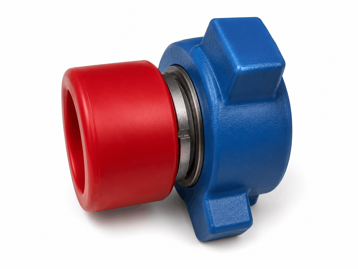 2 inch FIG 1502 crossover integral fitting with male wing x female thread connection for sour service high pressure flowline equipment, 5 inch length