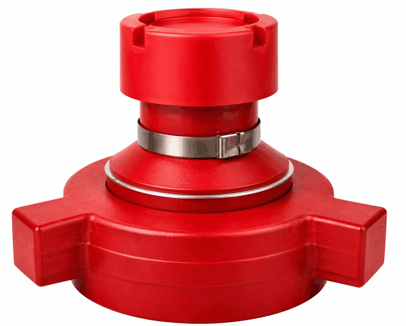 4 inch Fig 1502 wing union male x 2 inch female threaded crossover with 8 inch length for high pressure flowline and oilfield iron systems
