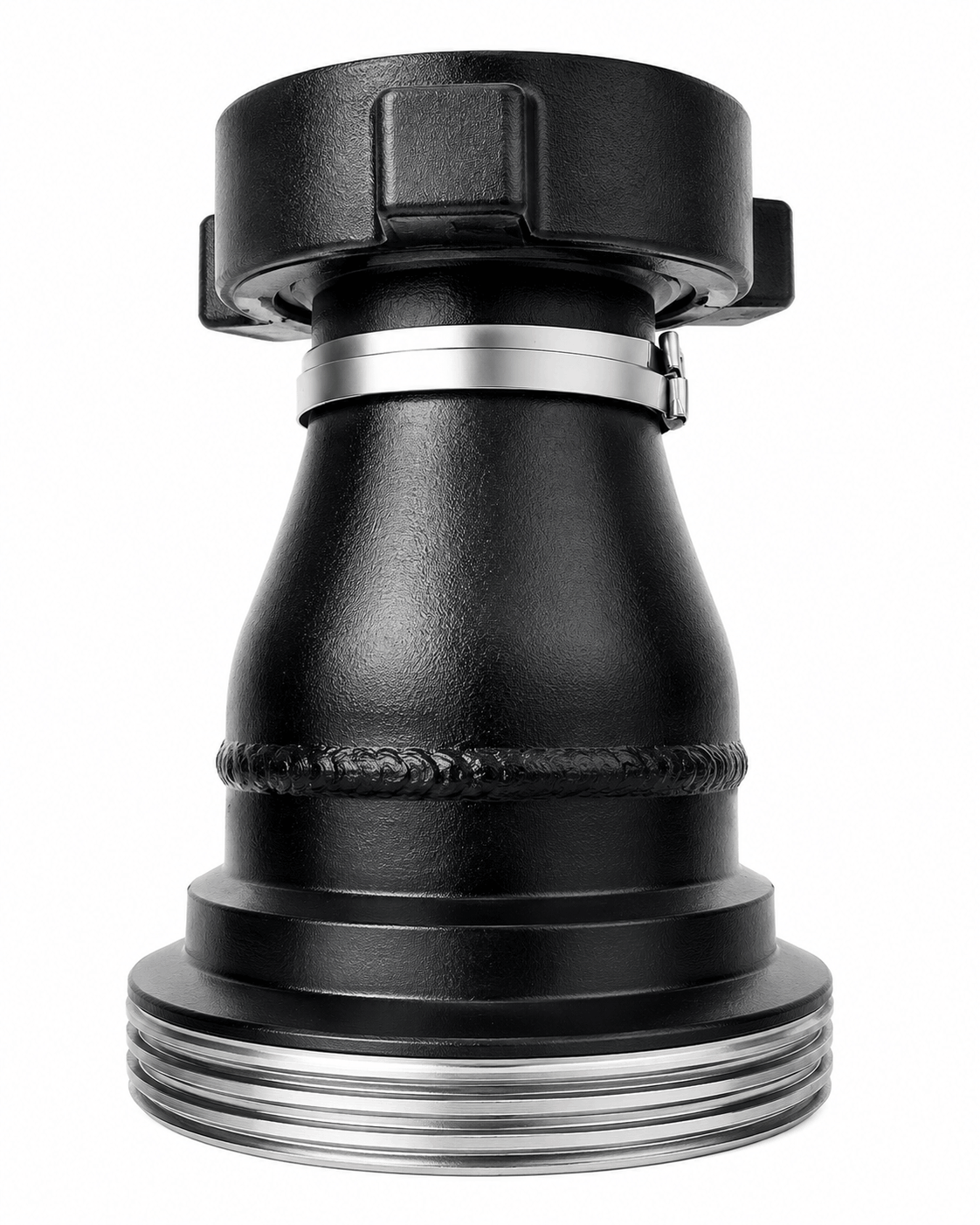 Crossover Adapter – 6" FIG 206 Female (Thread) x 4" FIG 206 Male (Wing) | Butt Welded, SCH XH