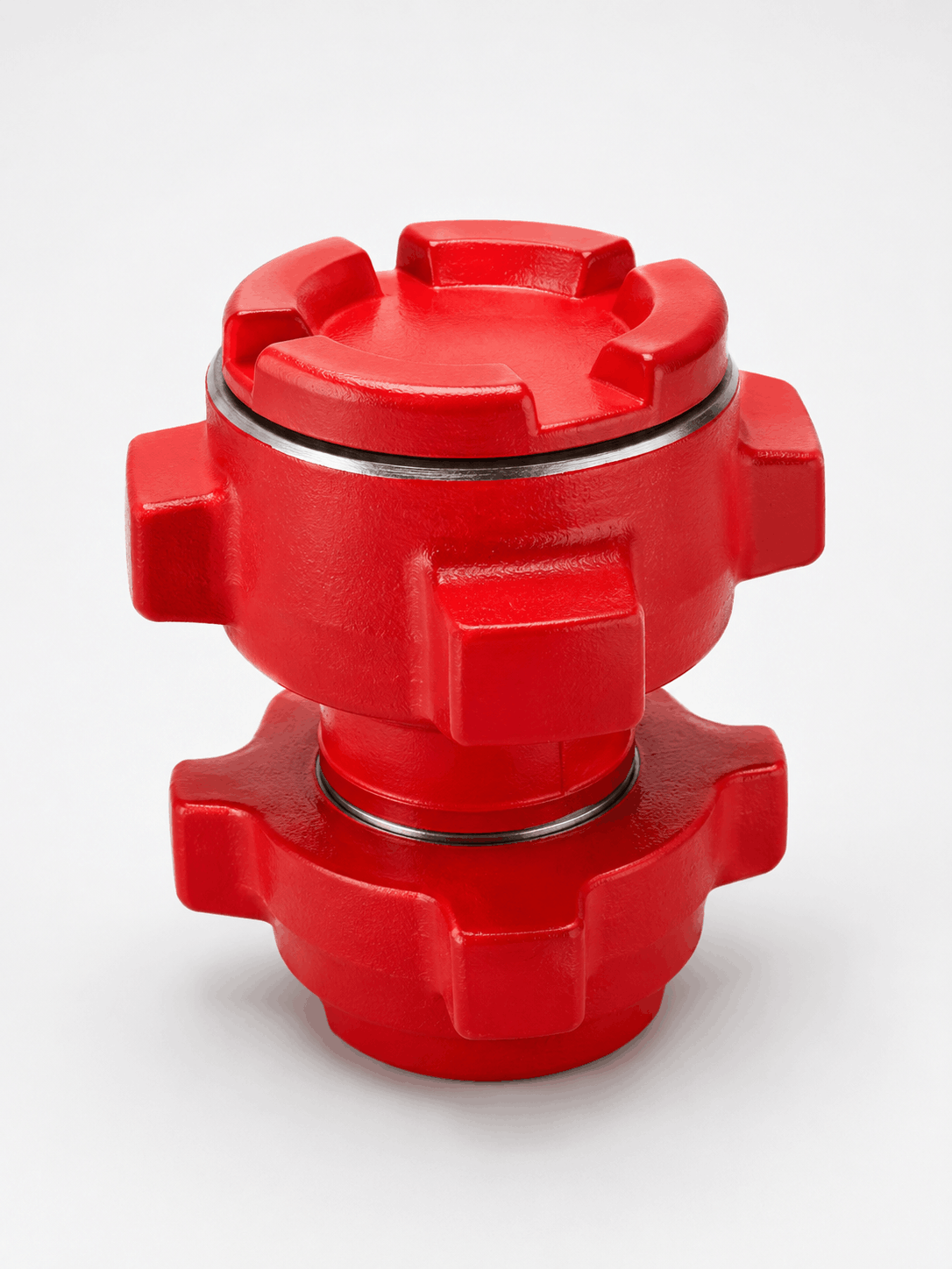 2 inch FIG 1502 crossover adapter with male wing x male wing connections, 7 inch length for high pressure flowline and oilfield equipment
