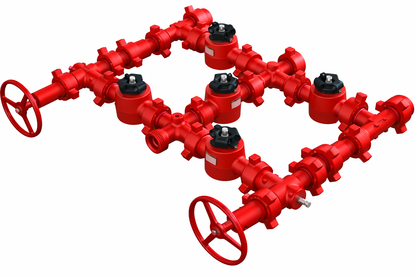 2" FIG. 1502 - 5 Valves, 2 Choke Manifold - Blaze Sales & Service