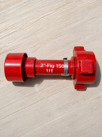 2" Fig 1502 NPST Pup Joint (M x F) – 1 FT | High-Pressure Flowline Pipe