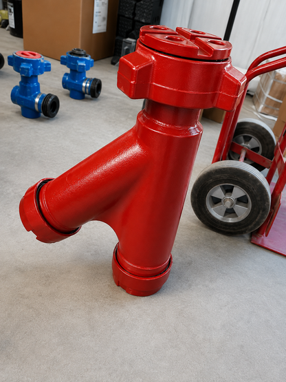 3" Fig 1502 Lateral (F x F x M) – High-Pressure Flowline Fitting