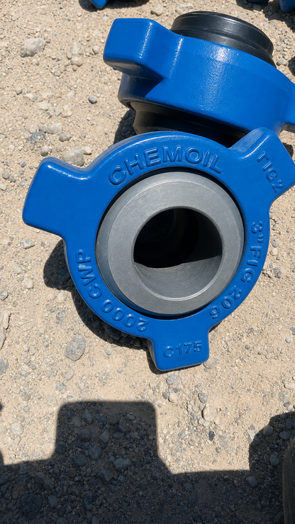 3" Fig 206 Butt Weld (Sch XH) Hammer Union – Low-Pressure Flowline Fitting