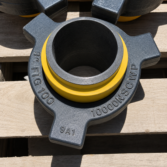 3" Fig 100 Butt Weld (Sch 40) Hammer Union – Low-Pressure Flowline Fitting