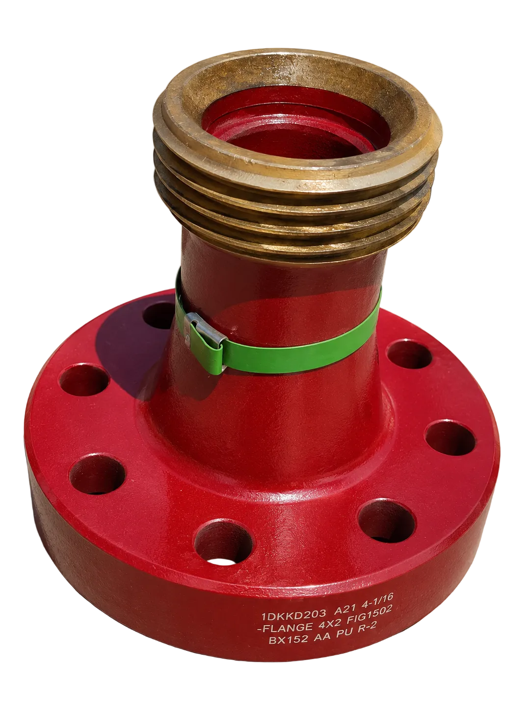 2-1/16" 15M x 2" Fig 1502 Female Thread Flange Adapter – Oil & Gas Flowline Fitting