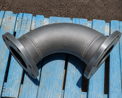 90-Degree Flanged Flowline Elbow – 6" | Flanged End, SCH XH (Extra Heavy)