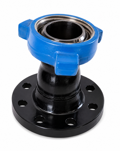 4" ANSI 300# x 3" Fig 206 Male Wing Flange Adapter, Butt Welded Sch XH – Oil & Gas Flowline Fitting