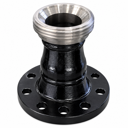 4" ANSI 300# x 3" Fig 206 Female Thread Flange Adapter, Butt Welded Sch XH – Oil & Gas Flowline Fitting