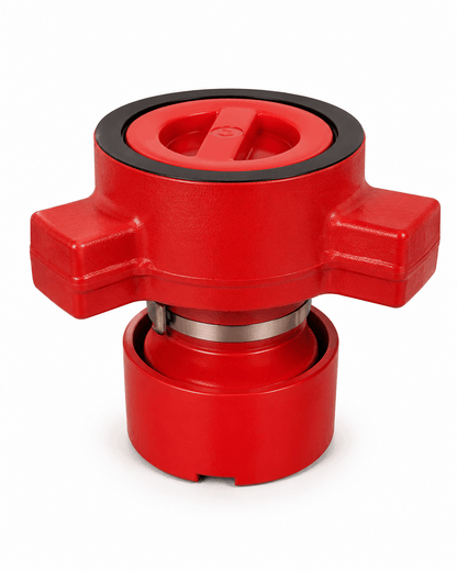 FIG 1502 crossover adapter with 2-inch male wing x 2-inch female threaded connection for high-pressure oilfield flowline and wellhead equipment systems