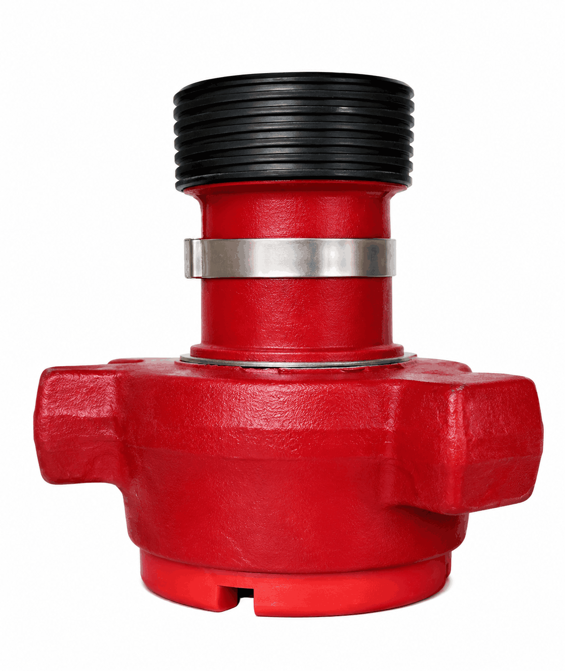 2 inch Fig 2202 male wing x 2 inch Fig 1502 female threaded crossover adapter for high pressure flowline and oilfield iron systems