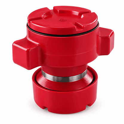 FIG 1502 crossover adapter with 3 inch male wing x 3 inch female thread connection for high pressure flowline and oilfield frac iron applications