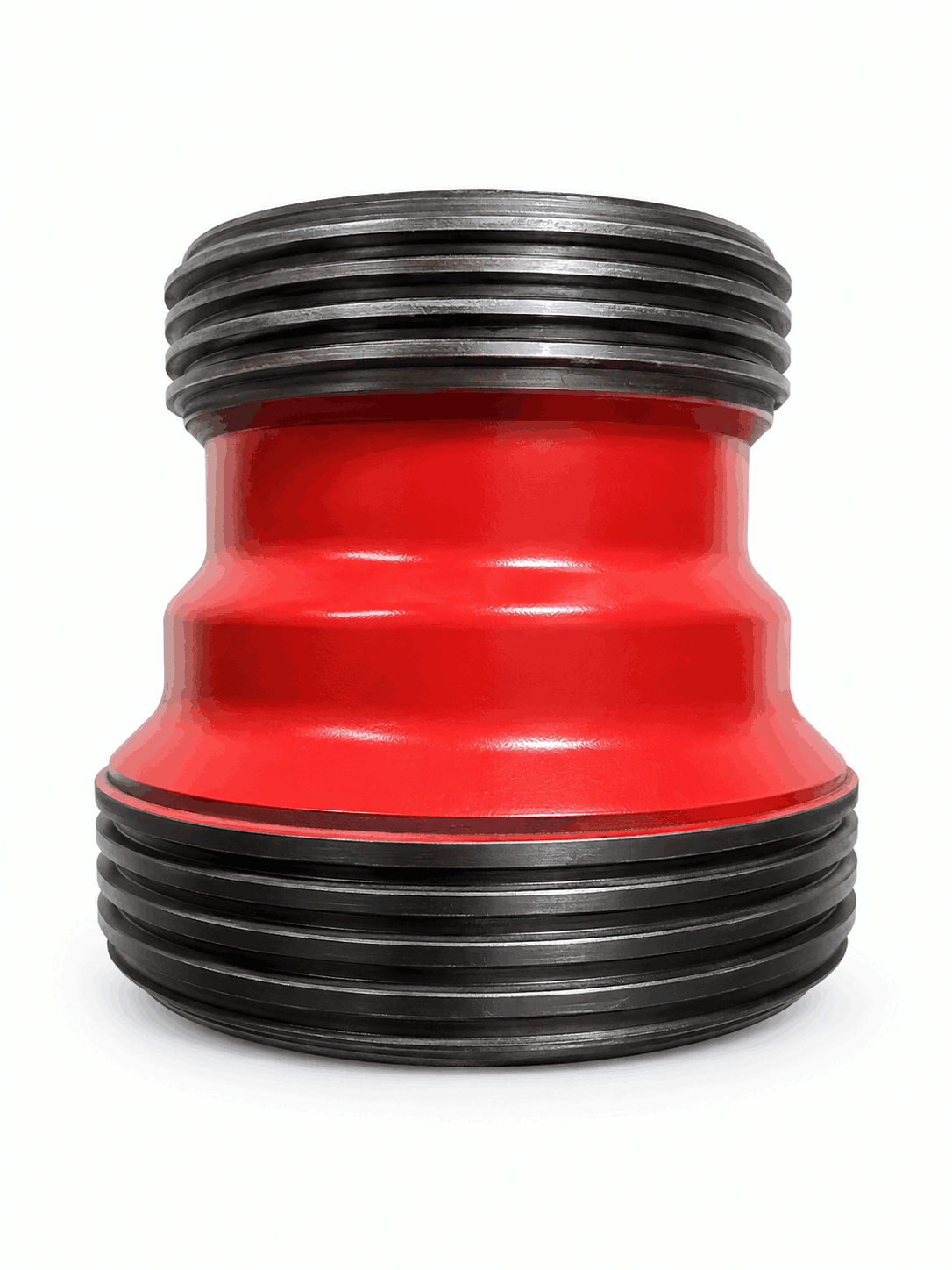 FIG 1502 crossover adapter with 4-inch female thread x 3-inch female thread connection for high-pressure oilfield flowline systems