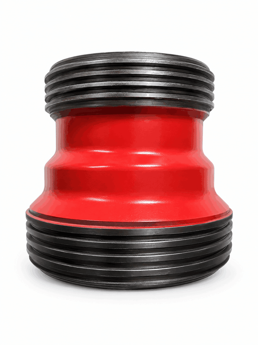 FIG 1502 crossover adapter with 4-inch female thread x 3-inch female thread connection for high-pressure oilfield flowline systems