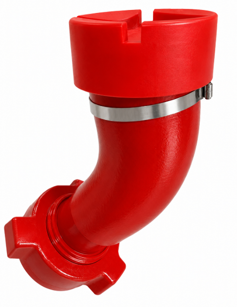 Long Sweep Elbow – 2" FIG 1502 Male (Wing) x 2" FIG 1502 Male (Wing) | Sour Service (H2S)