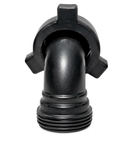 Double Cushion Elbow – 3" FIG 1502 Male (Wing) x 3" FIG 1502 Female (Thread) | Sour Service (H2S)