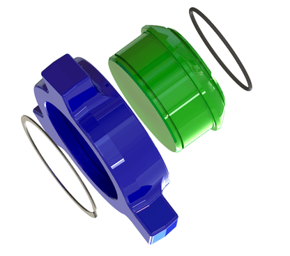 Blanking Cap, 3" 206 M, 2000 psi, Sour Service - Blaze Sales & Service