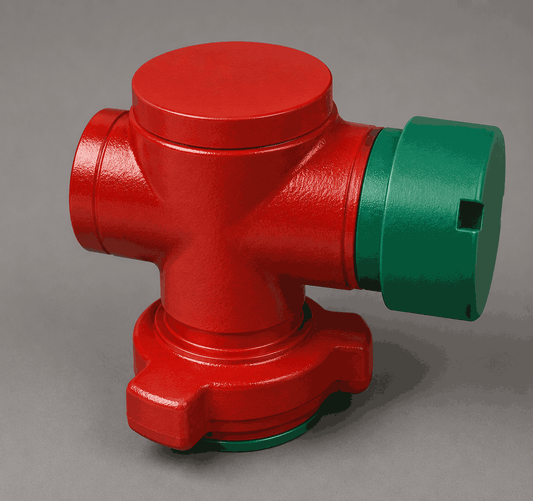 Lightweight 3-inch FIG 1502 double cushion elbow XF with male x female connection for high-pressure oilfield flowline, flowback, and frac iron applications