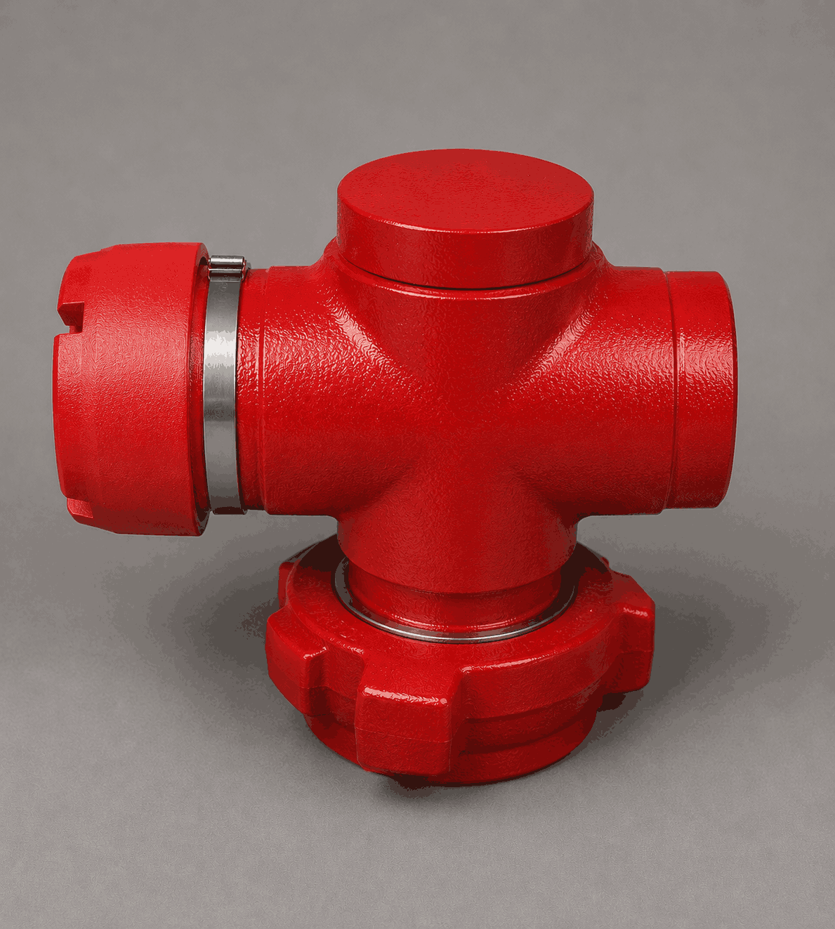 Lightweight Double Cushion Elbow – 3" FIG 1502 Male (Wing) x 3" FIG 1502 Female (Thread)