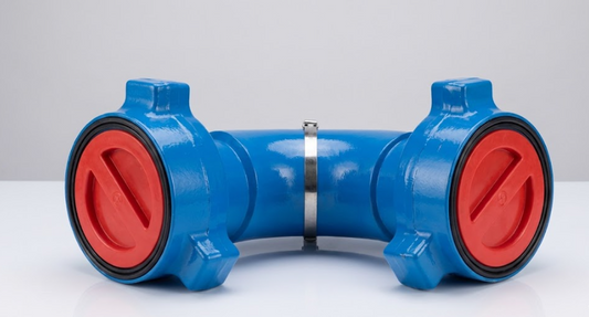 Long Sweep Elbow – 3" FIG 1502 Male (Wing) x 3" FIG 1502 Male (Wing) | Sour Service (H2S)