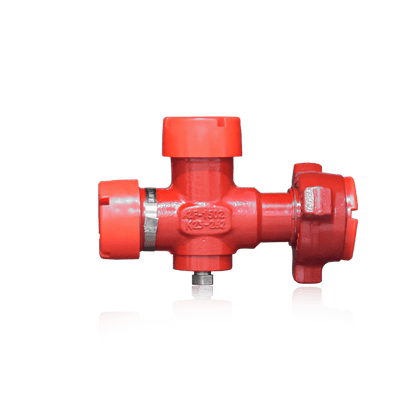 2 inch FIG 1502 choke tee male wing x female threaded x female threaded for high pressure oilfield flowline and flowback equipment, 1502 iron manifold fitting