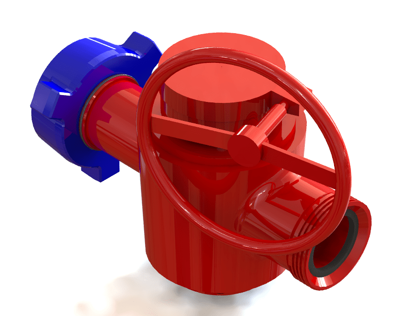 PLUG  VALVE  4"*4" 1002  GEAR  OPERATED - Blaze Sales & Service