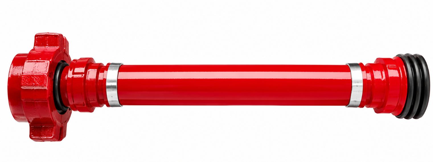2" Fig 1502 Integral Pup Joint (M x F) – 3 FT | High-Pressure Flowline Pipe