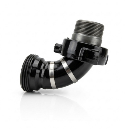 Double Cushion Elbow – 3" FIG 1502 Male (Wing) x 3" FIG 1502 Female (Thread) | Sour Service (H2S)