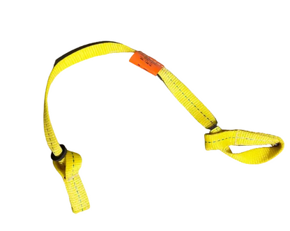 Whip Check Safety Cable 1" x 48" extended hose restraint for high-pressure oilfield flowline equipment