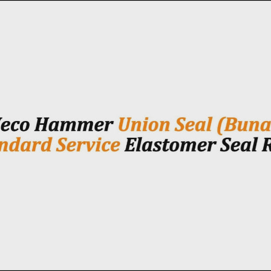 1" Weco Hammer Union Seal (Buna-N) | Standard Service Elastomer Seal Ring