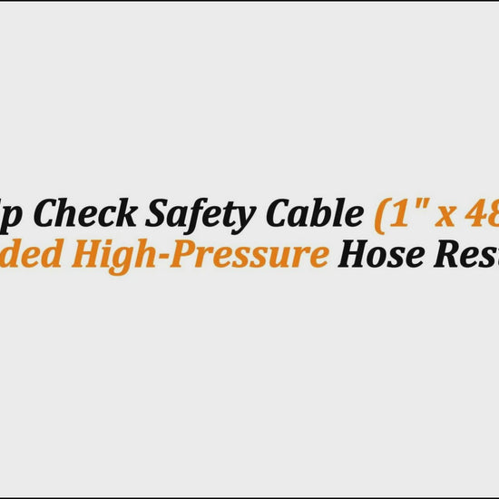 Whip Check Safety Cable (1 x 48) Extended High