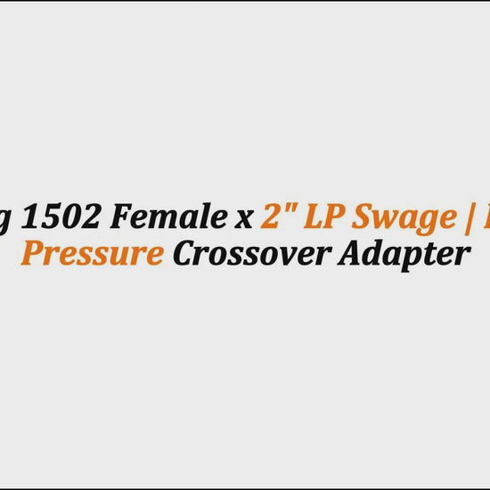 2 Fig 1502 Female x 2 LP Swage High-Pressure C