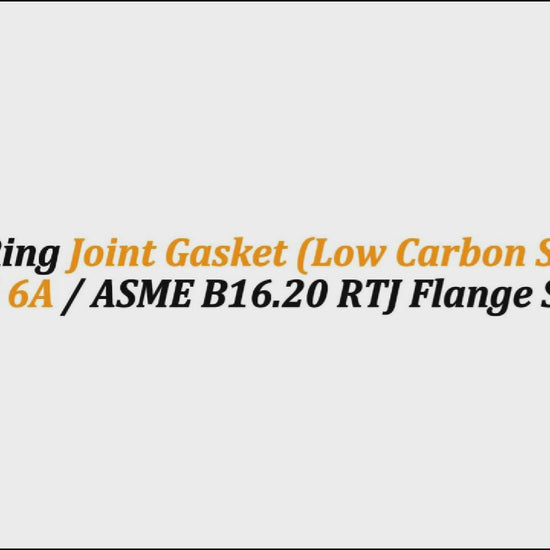R-45 Ring Joint Gasket (Low Carbon Steel) | API 6A / ASME B16.20 RTJ Flange Seal
