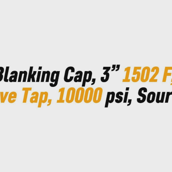 Blanking Cap, 3” 1502 F, Autoclave Tap, 10000 psi