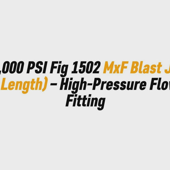 2" 15,000 PSI Fig 1502 MxF Blast Joint (9.19" Length) – High-Pressure Flowline Fitting