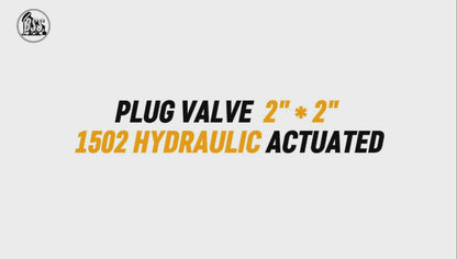PLUG VALVE 2" * 2" 1502 HYDRAULIC ACTUATED