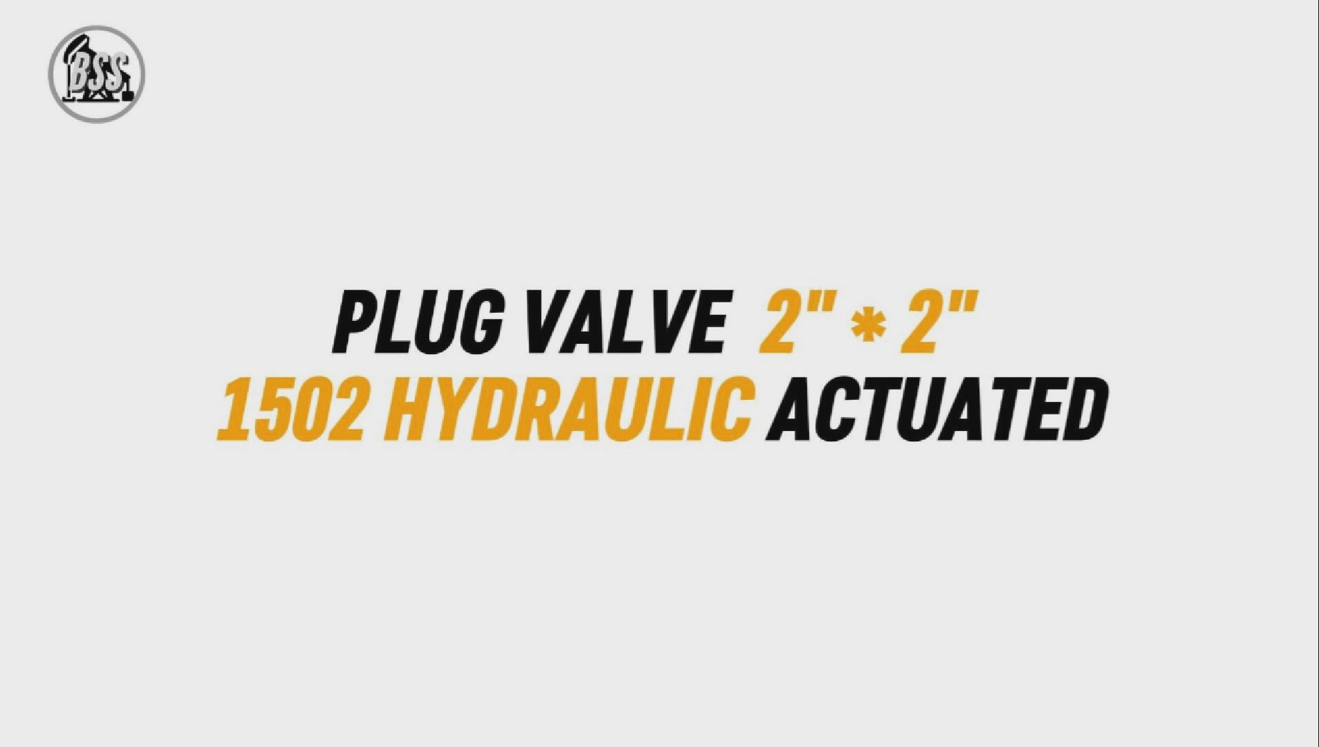 PLUG VALVE 2" * 2" 1502 HYDRAULIC ACTUATED