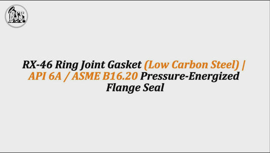 RX-46 Ring Joint Gasket (Low Carbon Steel) | API 6A / ASME B16.20 Pressure-Energized Flange Seal