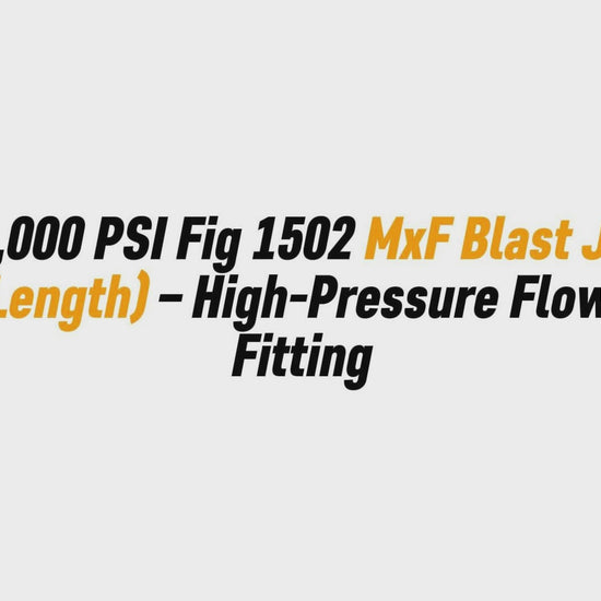 2" 15,000 PSI Fig 1502 MxF Blast Joint (18" Length) – High-Pressure Flowline Fitting