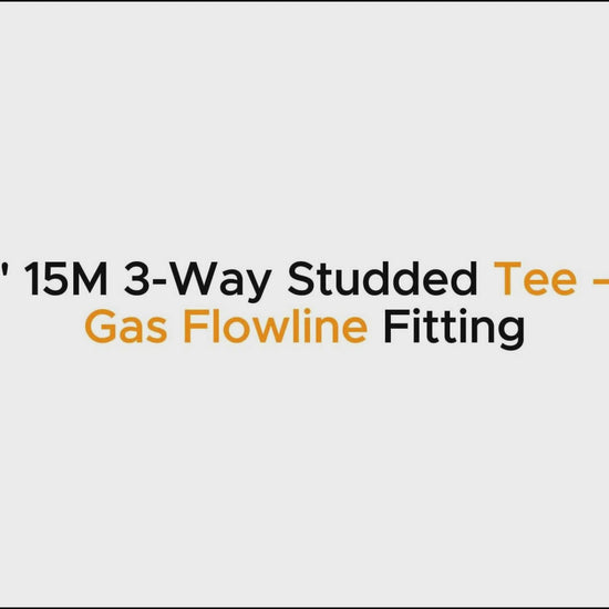 2-1/16" 15M 3-Way Studded Tee – Oil & Gas Flowline Fitting
